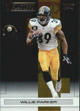 2007 Playoff NFL Playoffs Black Metalized #77 Willie Parker /49 - FB picture
