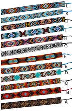 Western Seed Beaded Hat Band Fit Cowboy Cowgirl Hatband Hat Band picture
