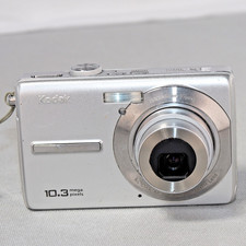 Kodak EasyShare M1063 10.3MP Digital Camera Silver *TESTED* W battery only picture