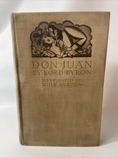 1926 DON JUAN by Lord Byron, 93 John Austen Illustrations, VG picture