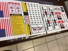 NEW Forklift Safety Decal KIT SY1711  Forklift OSHA Compliant kit  picture