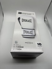 Everlast Powerlock Boxing Gloves Hook & Loop 16oz White C3 Foam MMA Kickboxing picture