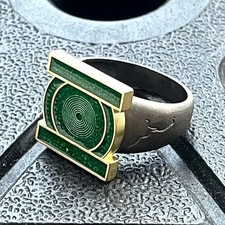 UPDATED John Stewart Green Lantern Cosplay Ring 2026 Resin Printed picture