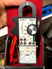 Vintage Universal Enterprises MCP-3 Analog Clamp-on Tester with Carrying Case picture