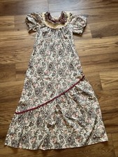 Vintage Liberty House Hawaii Muumuu Dress Petite 100% Cotton Paisley 70s 80s picture