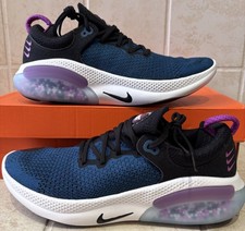 Nike Joyride Run Flyknit Women’s Black Valerian Blue Purple Sneaker SIZE 9 Rare picture
