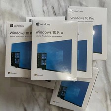 New Microsoft Windows 10 Professional 32/64-Bit Retail Box USB Drive Sealed picture