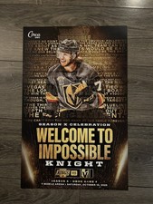 Vegas Golden Knights vs LA Kings 10/10/26 Game Day Poster - Karlsson  picture