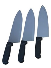 3 Pack 10'' commercial Chef Knives X50CRMOV15 Stainless Steel Restaurant kitchen picture