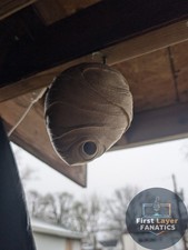 Realistic Wasp Nest Deterrent | Textured Decoy Wasp Nest, Fake Hornet Nest picture