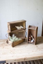 KALALOU Wooden Brick Mold with Iron Handles picture