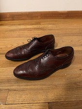 Allen Edmonds McAllister Wingtip Oxford Brogue Merlot 6208 Size 8.5D picture