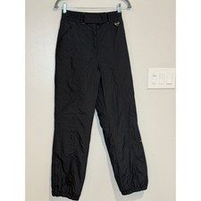 Vintage Fera Skiwear Womens Black Insulated Snow Pants High Waist Ski Pants 10 picture