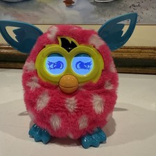 2012 Hasbro Furby Boom -*Tested & Working*- Pink with White Polka Dots picture