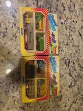 Vintage Playart Super Vehicles Diecast Truck Lot 4-Packs Sea-Land Boxed HK Rare picture