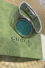 Gucci 25H YA163407 Men's Blue Dial 38mm Quartz Swiss Made picture