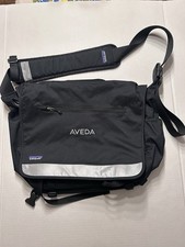 Patagonia Half Mass Messenger Bag Black Aveda Logo Reflective Stripe picture