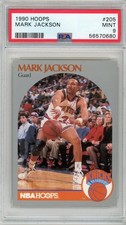 Graded 1990 Hoops Mark Jackson #205 Basketball Card PSA 9 Mint picture
