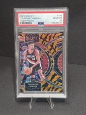 Panini Select 2023-24 Toumani Camara #115 Tiger Prizm PSA 10 picture