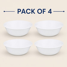 (4 Pack) Corelle Winter Frost White 18 oz Soup Bowl Set picture