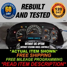 2003-2006 Silverado, Sierra, Tahoe, Suburban, Yukon, Avalanche Gauge Cluster picture