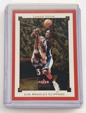2002-03 FLEER PREMIUM SR106 LAMAR ODOM STAR RUBIES RED BORDER 009/100 LA LAKERS picture
