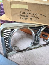 NOS 1969 FORD TORINO  FAIRLANE  RANCHERO HEADLIGHT BEZEL C9OZ-13064-L. 69 OEM picture