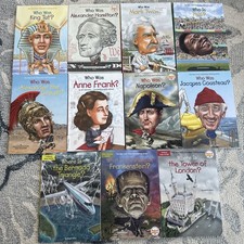 Lot of 11 Who Was WhoIQ Books EUC picture