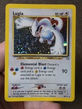 Lugia 9/111 Neo Genesis Holo Rare English Pokemon TCG Card LP/MP picture