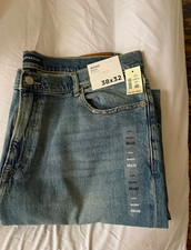 Aéropostale Men’s Baggy Fit Blue Medium Wash Denim Jeans 5-Pocket Mid Rise picture