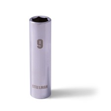 STEELMAN PRO 1/4-Inch Drive 9mm Deep 6-Point Socket, 78420 picture