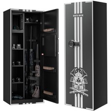 Uimoso Secure 4-Gun Cabinet for Rifles and Pistols  Key Lock, Assembly Needed picture