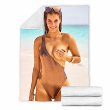 new BARBARA PALVIN Soft Warm Single-Side Printing Flannel Fleece Blanket picture