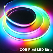 DC 12V 24V WS2811 COB RGBIC LED Strip Addressable Full Color Flexible Tape Light picture