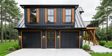 848 Sqft ADU (in-law suite) 2 car Shop/Garage with a 1Bed/1.5Bath APT. above picture