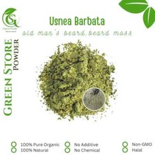 Organic Pure Powder Of Old Man's Beard Beard Lichen Tree Lichen (Usnea Barbata) picture