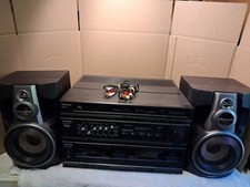 Panasonic SA-H31 QuartzSynthesizer AM/FM Cassette Stereo Receiver, & 2 Speakers  picture
