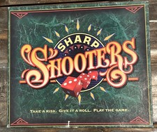 Sharp Shooters Milton Bradley 1994 Dice Board Game 100% Complete picture