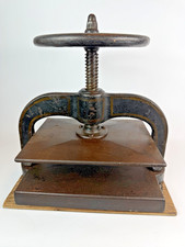 Antique Victorian Cast Iron Book Press Letter Copying Press c1890 90 Lb picture