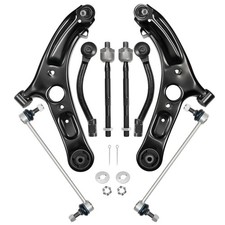 8Pcs Front Lower Control Arms Tie Rod Ends Sway Bar For 2011-16 Hyundai Elantra picture