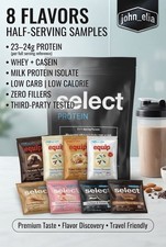 PEScience Select Protein 8 Flavor Sample Pack 23-24g Whey Casein Keto Low-Carb picture