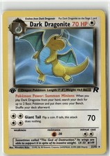 Dark Dragonite (22) Rare Team Rocket 22/82 1st Edition MP picture