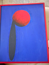 🎨 Zoe Young b. 78-'07 Original Minimalist Abstract Painting Fine Art Investment picture