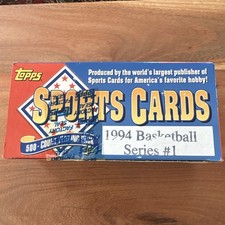 1994-95 Topps Basketball Series 1 GOLD 500 count vending Pack picture