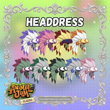Rare Headdress BEST VALUE Animal Jam Classic| (READ DESCRIPTION)  AJC picture