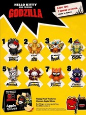 YOU PICK 2026 McDonalds HELLO KITTY FRIENDS X GODZILLA Happy Meal Toy Select 1-8 picture