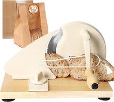 Brvclon Manual Bread Slicer for Homemade Sourdough,Adjustable Thickness,Hand Cra picture