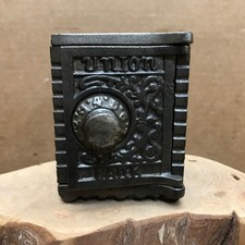 76 VINTAGE Kenton Union Bank Cast Iron Combination Bank picture