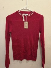 Madewell Sweater Womens XS Red/Pink NWT picture