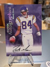 1999 Skybox Premium Randy Moss Autographics On-Card Auto Vikings BGR picture